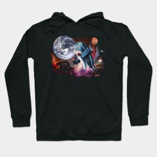 Captain Harlock VS. Moby Dick in the Sea of Stars (CPT. HARDLUCK ALBUM COVER) Hoodie